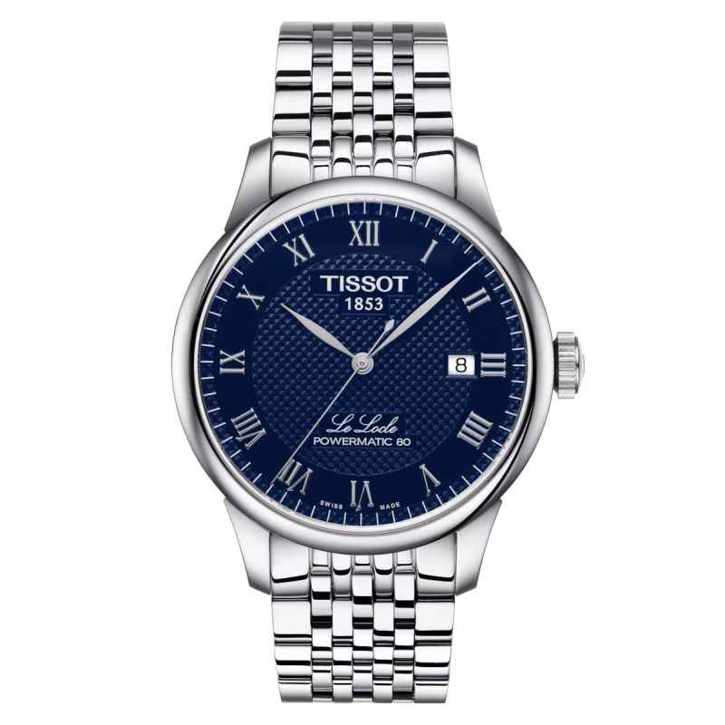 OROLOGIO POWERMATIC 80 BLU UOMO TISSOT LE LOCLE OROLOGIO POWERMATIC 80 BLU UOMO TISSOT LE LOCLE