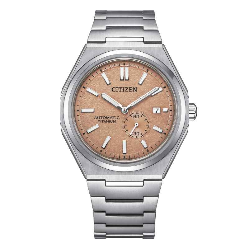 OROLOGIO MECCANICO SALMON UOMO CITIZEN SUPER TITANIUM OROLOGIO MECCANICO SALMON UOMO CITIZEN SUPER TITANIUM