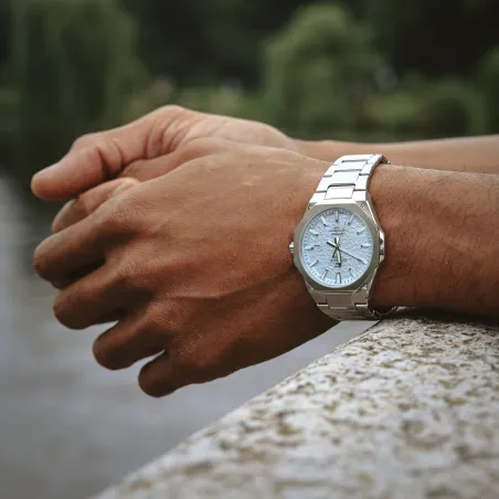 Orologio Edifice Slim vetro zaffiro texture EFR-S108DE-2AV Uomo Casio