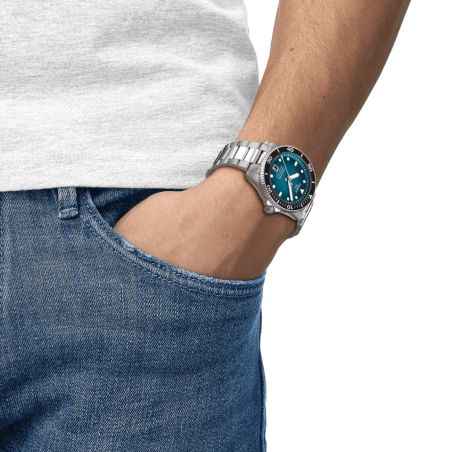 OROLOGIO POWERMATIC 80 30 BAR TURCHESE UOMO TISSOT SEASTAR - category_name - XDMG De Marchi Gianotti