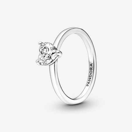ANELLO SOLITARIO CON PIETRA CUORE MIS.56 DONNA PANDORA  - category_name - XDMG De Marchi Gianotti