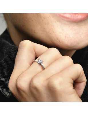 ANELLO SOLITARIO CON PIETRA CUORE MIS.56 DONNA PANDORA  - category_name - XDMG De Marchi Gianotti