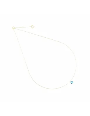 Girocollo 18KT Cuore Blu Donna Maman et Sophie - category_name - XDMG De Marchi Gianotti