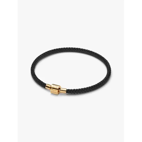 Bracciale in Corda Nera con Chiusura a Barile cm.19 Donna Pandora - category_name - XDMG De Marchi Gianotti