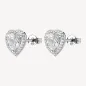 Orecchini Fancy Cuore Zirconi Bianchi Donna Brosway