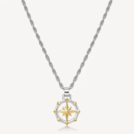 Collana SeaWolf Rosa dei Venti Uomo Brosway - category_name - XDMG De Marchi Gianotti