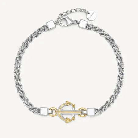 Bracciale SeaWolf Ancora con Finitura Pvd Oro Uomo Brosway - category_name - XDMG De Marchi Gianotti