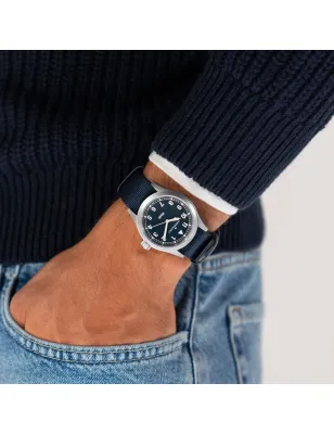 OROLOGIO AL QUARZO CINTURINO NATO BLU UOMO HAMILTON KHAKI - category_name - XDMG De Marchi Gianotti