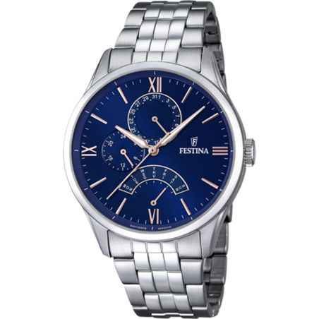 OROLOGIO 43MM BLU MULTIFUNZIONE UOMO FESTINA RETRO - category_name - XDMG De Marchi Gianotti