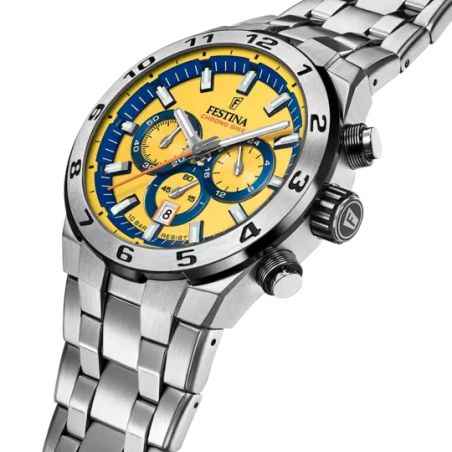 OROLOGIO CHRONO BIKE GIALLO UOMO FESTINA 