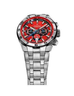 OROLOGIO CHRONO BIKE ROSSO UOMO FESTINA 