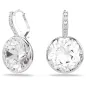 Orecchini pendenti Millenia, taglio round, bianchi Donna Swarovski