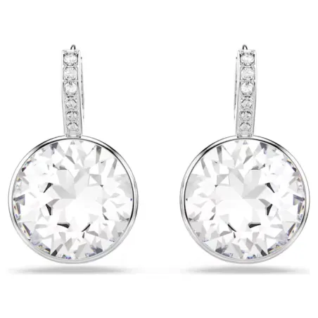 Orecchini pendenti Millenia, taglio round, bianchi Donna Swarovski