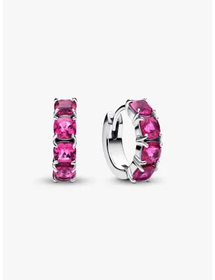 Orecchini Cerchi Cristalli Rosa Scuro Donna Pandora - category_name - XDMG De Marchi Gianotti
