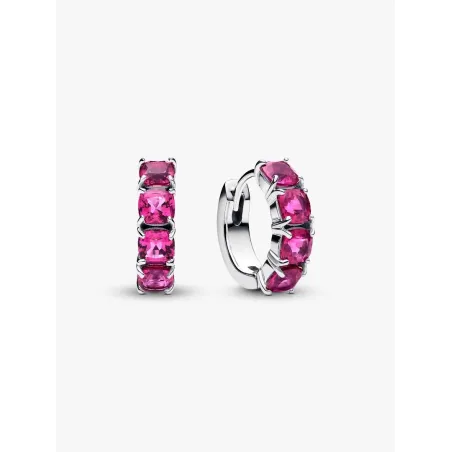 Orecchini Cerchi Cristalli Rosa Scuro Donna Pandora - category_name - XDMG De Marchi Gianotti