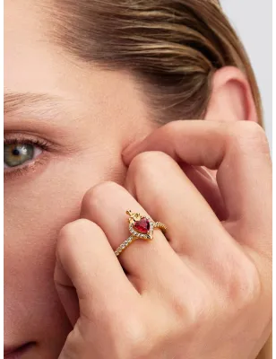 Anello Dorato Disney Villains, Regina Cattiva mis.48 Donna Pandora - category_name - XDMG De Marchi Gianotti