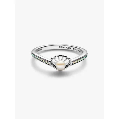 Anello Principesse Disney, Ariel, con Perla mis.50 Donna Pandora