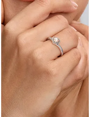 Anello Principesse Disney, Ariel, con Perla mis.50 Donna Pandora - category_name - XDMG De Marchi Gianotti