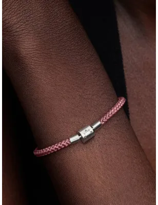 Bracciale in Corda Rosa con Chiusura a Barile cm.19 Donna Pandora
