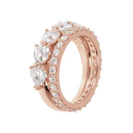 Anello Set Anelli con cuori e zirconi M12 Donna Bronzallure - category_name - XDMG De Marchi Gianotti