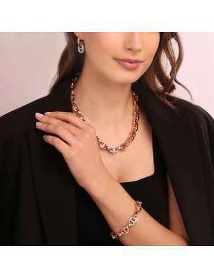 Collana MAGLIA MARINA CON ZIRCONI Donna Bronzallure - category_name - XDMG De Marchi Gianotti