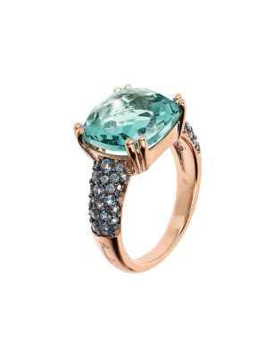 Anello PRISMA GEM QUADRATA PAVE' VERDE M16 Donna Bronzallure - category_name - XDMG De Marchi Gianotti