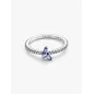 Anello Farfalla Luminosa Blu mis.56 Donna Pandora