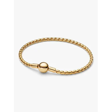 Bracciale Maglia Spiga Chiusura Sfera Placcato Oro cm.20 Pandora - category_name - XDMG De Marchi Gianotti
