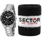 Orologio Nero 230 Diver Clasp Polsiera 35mm Donna Sector Orologio Nero 230 Diver Clasp Polsiera 35mm Donna Sector