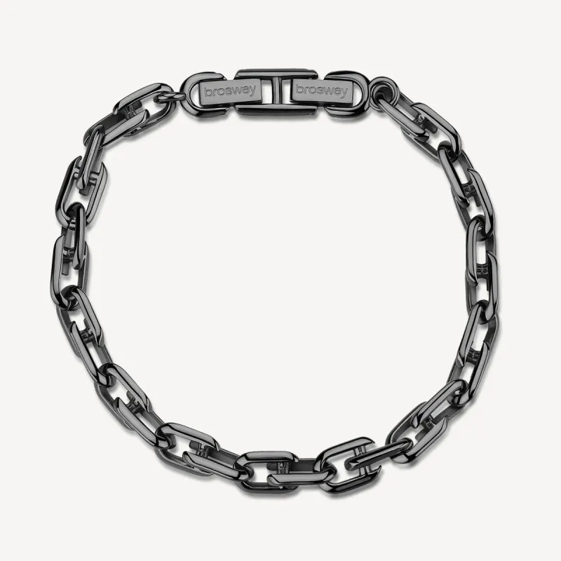 Bracciale Nemesi in Acciaio Finitura Rutenio Uomo Brosway