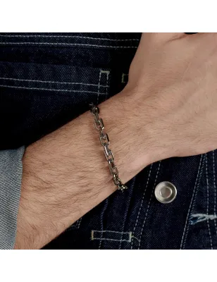 Bracciale Nemesi in Acciaio Finitura Rutenio Uomo Brosway
