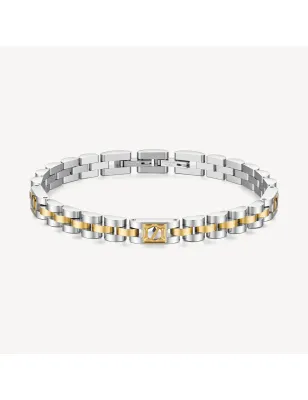 Bracciale Riptide Finitura Pvd Oro con Elementi a Vite Uomo Brosway - category_name - XDMG De Marchi Gianotti