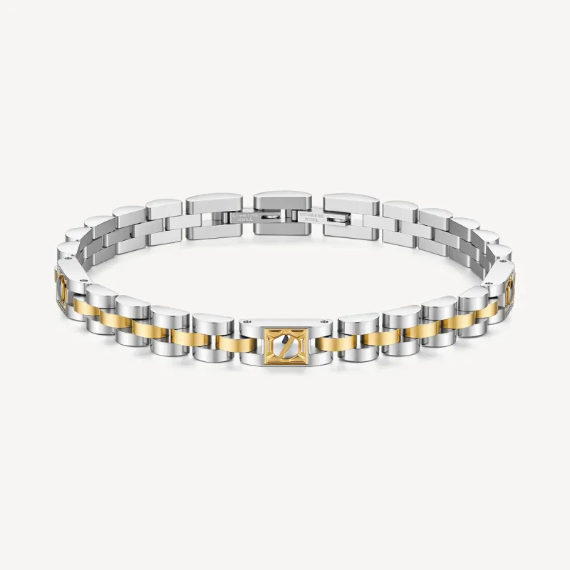 Bracciale Riptide Finitura Pvd Oro con Elementi a Vite Uomo Brosway Bracciale Riptide Finitura Pvd Oro con Elementi a Vite Uomo Brosway