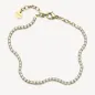 Bracciale Tennis Dorato Onde con Zirconi Bianchi Donna Brosway Bracciale Tennis Dorato Onde con Zirconi Bianchi Donna Brosway
