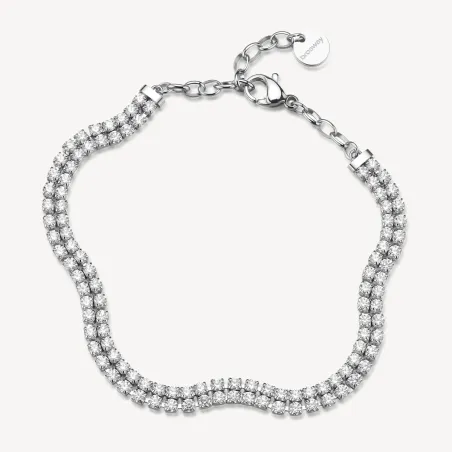 Bracciale Desideri Doppiofilo con Zirconi Bianchi Donna Brosway - category_name - XDMG De Marchi Gianotti