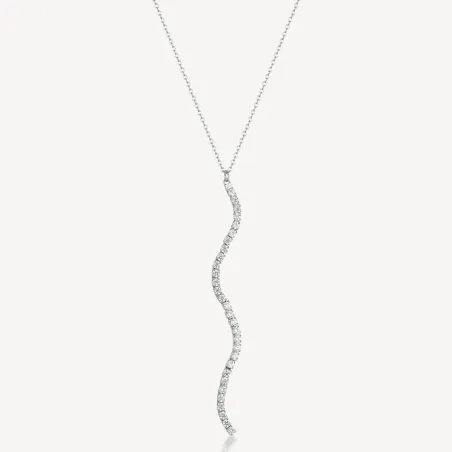 Collana Lunga Pendente a S con Zirconi Bianchi Donna Brosway - category_name - XDMG De Marchi Gianotti