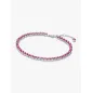 Bracciale Tennis Cristalli Rosa Scuro cm.16 Donna Pandora Bracciale Tennis Cristalli Rosa Scuro cm.16 Donna Pandora