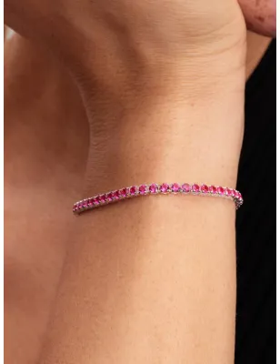 Bracciale Tennis Cristalli Rosa Scuro cm.16 Donna Pandora - category_name - XDMG De Marchi Gianotti