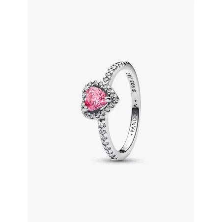 Anello Cuore in Rilievo Rosa mis.54 Donna Pandora - category_name - XDMG De Marchi Gianotti
