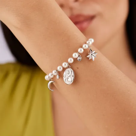 Bracciale Chakra Mistici con Perle di Conchiglia Donna Brosway