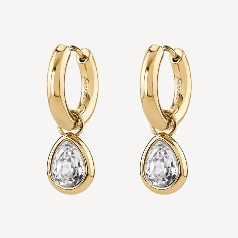 Orecchini Dorati Symphonia Pendente a Goccia Donna Brosway