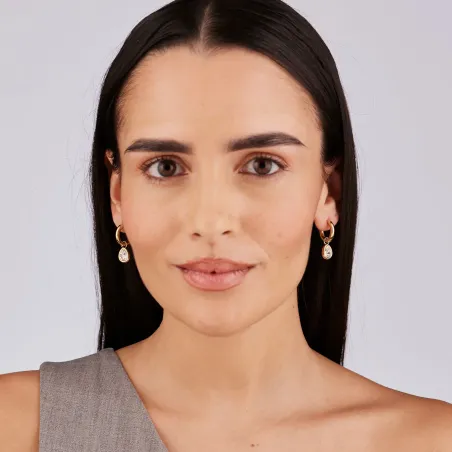 Orecchini Dorati Symphonia Pendente a Goccia Donna Brosway