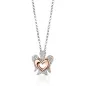 Collana Angelo in Argento Rosato, Cuore e Zirconi Donna Roberto Giannotti Collana Angelo in Argento Rosato, Cuore e Zirconi Donna Roberto Giannotti