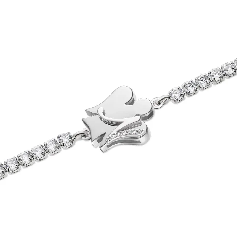 Bracciale Tennis Lettera N Donna Roberto Giannotti