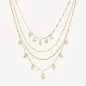 Collana Dorata Symphonia Multifilo con Cristalli Donna Brosway