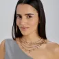 Collana Dorata Symphonia Multifilo con Cristalli Donna Brosway