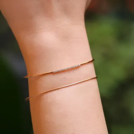 Bracciale Filodamore Rivière 13 Smeraldi BR364G-13SM-S Donna Rubinia