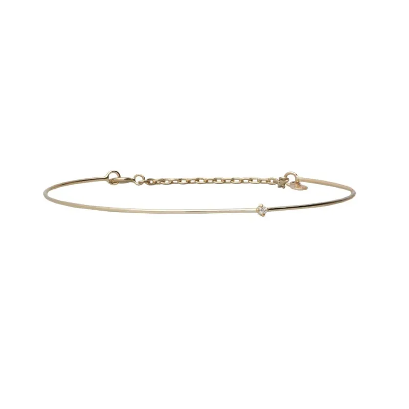 Bracciale Filodamore Sottile Diamante BR355GBT-M Donna Rubinia Bracciale Filodamore Sottile Diamante BR355GBT-M Donna Rubinia