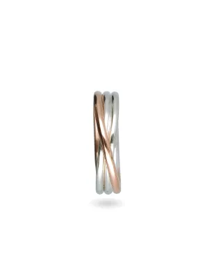 Anello Filodellavita Classic 3 Fili Argento Oro AN8AR Donna Rubinia