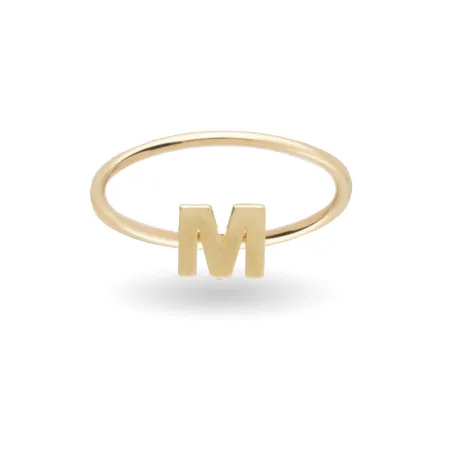 Anello Filodamore con Iniziale M AN255GG Donna Rubinia - category_name - XDMG De Marchi Gianotti